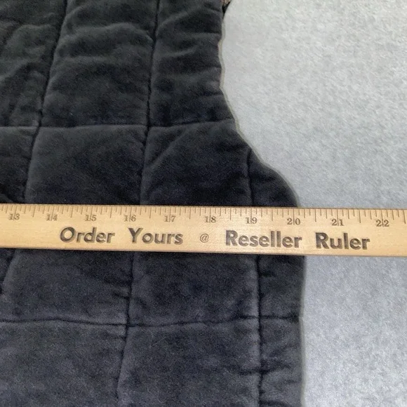 Vintage Puffa Black Quilted Puffer Vest Men's Small Outdoor Wear Plaid Lined‎ - Picture 14 of 16